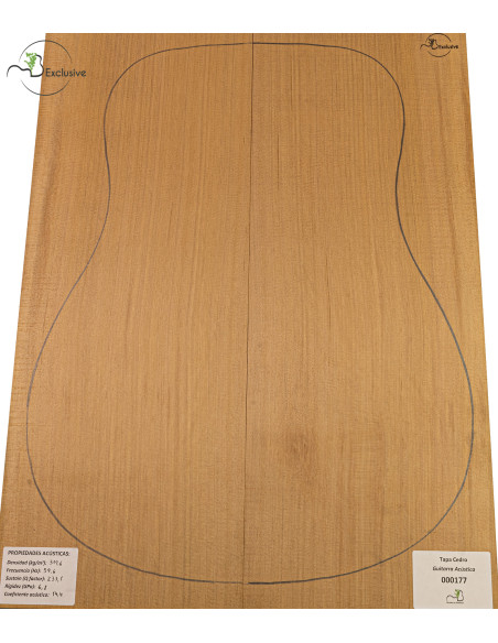 Table Cèdre Rouge Nº 000177 Guitare Acoustique MB Exclusive