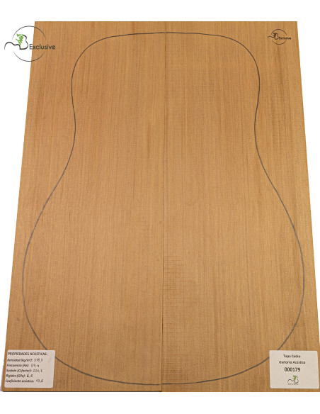 Tapa Cedro Rojo Nº 000179 Guitarra Acústica MB Exclusive | Maderas Barber
