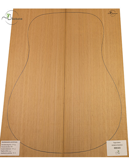 Table Cèdre Rouge Nº 000183 Guitare Acoustique MB Exclusive