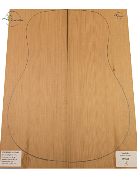 Table Cèdre Rouge Nº 000191 Guitare Acoustique MB Exclusive
