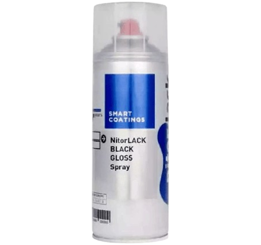 Spray Brillant Noir NITORLACK® (Black Gloss 400 ml)