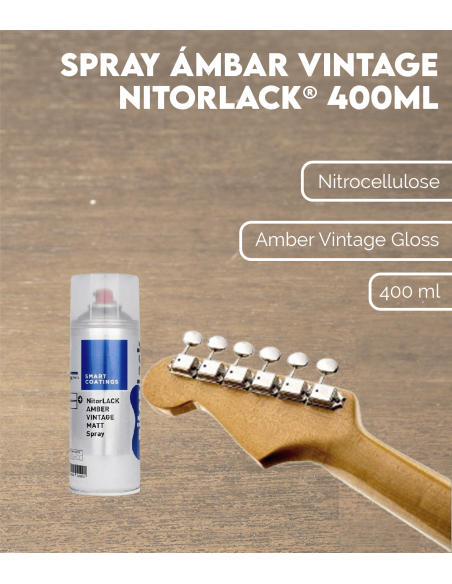 NITORLACK® Vintage Amber Spray (400ml) | Maderas Barber