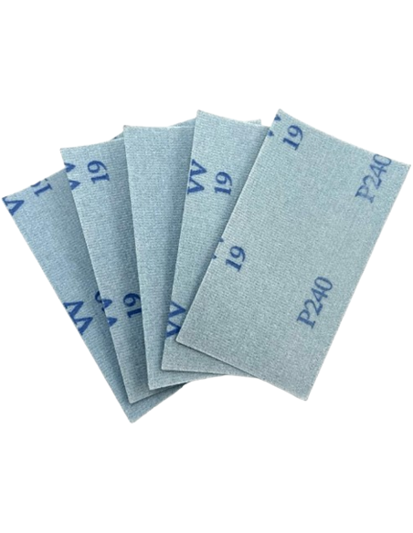 Flex Sandpaper 240 Grit, Set of 5 | Maderas Barber