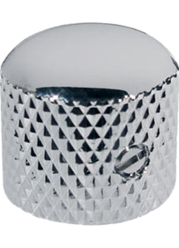 Bouton Boston chrome style dôme