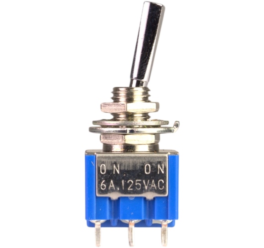 Mini toggle switch 2-way on-on Boston® | Maderas Barber