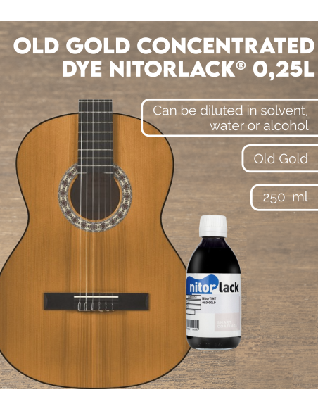 Características Tinte Concentrado Oro Viejo NITORLACK® (0,25l)