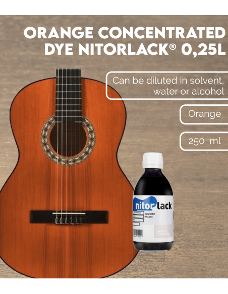 051Orange Concentrated Dye NITORLACK® (0,25l) | Maderas Barber