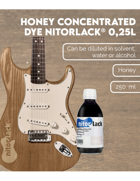 056 Honey Concentrated Dye NITORLACK® (0,25l) | Maderas Barber