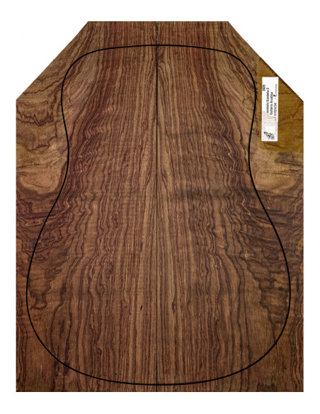 Descripción General Fondos Cocobolo de Montaña Especial Guitarra Acústica | Maderas Barber