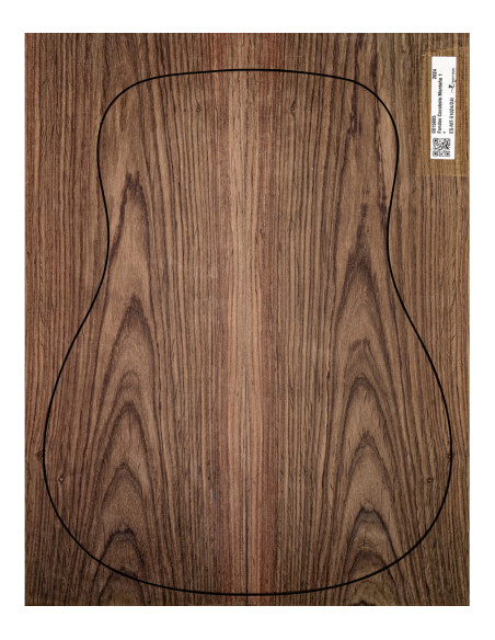 AA Mountain Cocobolo Acoustic Guitar Backs | Maderas Barber
