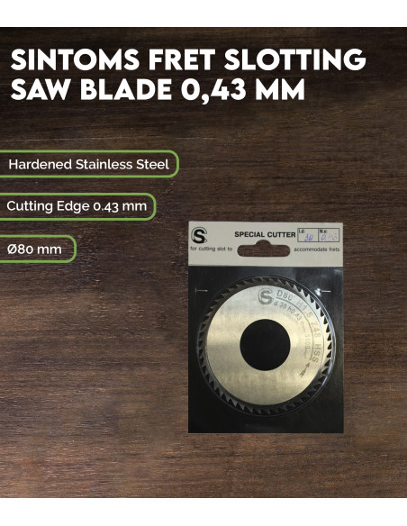 Disque de Coupe SINTOMS Gorge Frettes 0,43mm