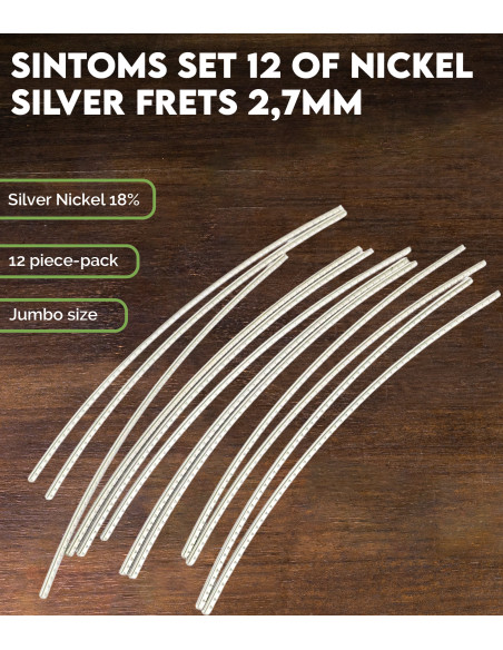 Set de 12 Frettes SINTOMS Maillechort 2,7mm
