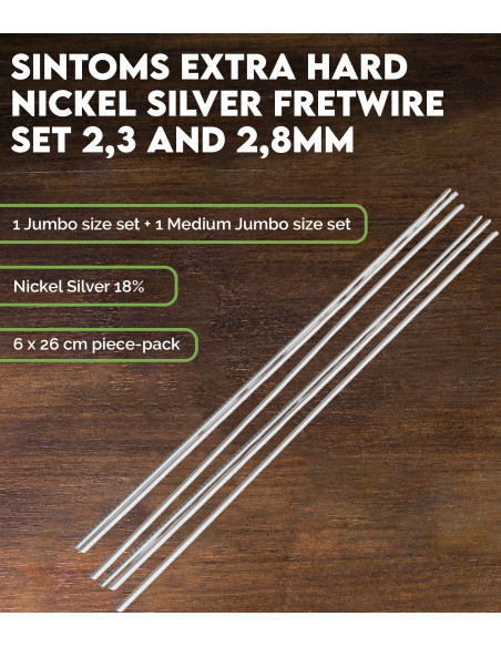 Buy Sintoms Extra Hard Nickel Silver Fretwire Set 2,3 and 2,8 mm