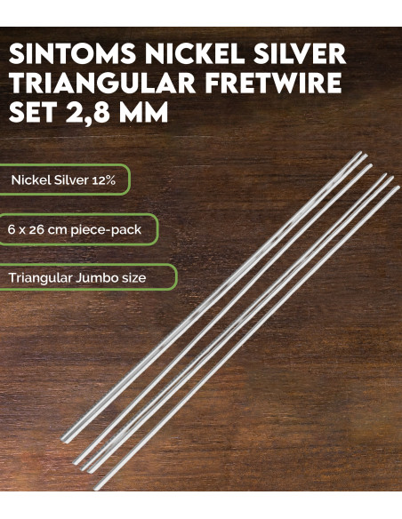 Set de Frettes Alpaca Asymétriques Sintoms 2,8 mm