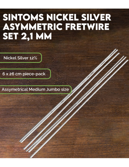 Buy Sintoms Nickel Silver Asymmetric Fretwire Set 2,1 mm