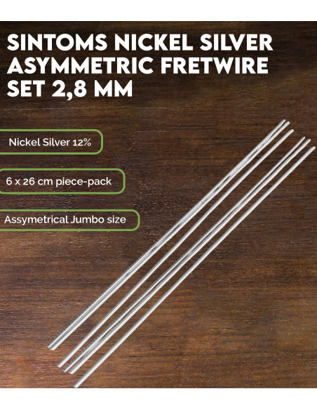 Buy Sintoms Nickel Silver Asymmetric Fretwire Set 2,8 mm