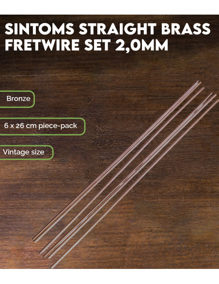 Set de Frettes Droites Sintoms Laiton 2,0 mm