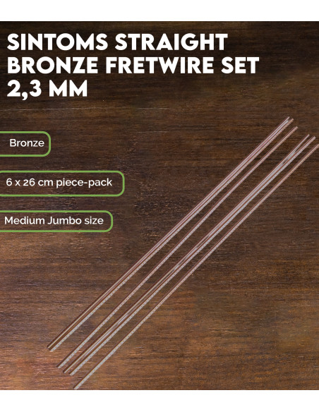 Buy Sintoms Straight Bronze Fretwire Set 2,3 mm