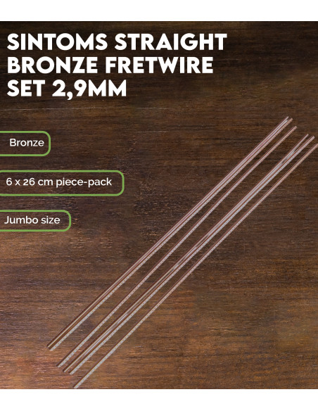 Buy Sintoms Straight Bronze Fretwire Set 2,9 mm