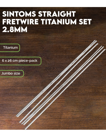 Buy Sintoms Straight Fretwire Titanium Set 2.8 mm
