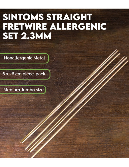 Set de Frettes Droites Sintoms Antiallergique 2,5 mm