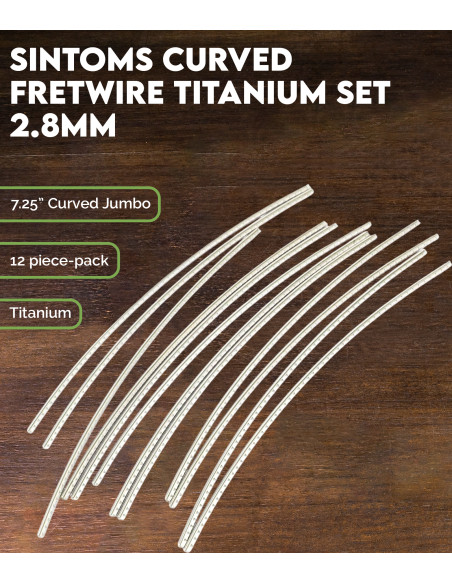 Buy Sintoms Curved Fretwire Titanium Set 2.8 mm