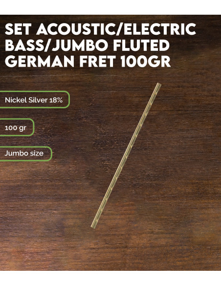 Buy Set Acoustic/Electric/Bass/Jumbo Fluted German Fret 100gr