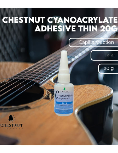 Cyanoacrylate viscosité faible Chestnut (20 g)