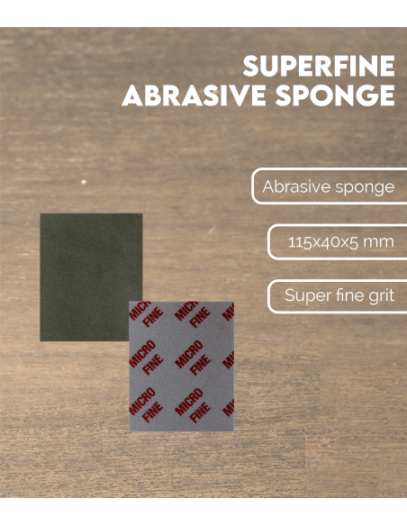 Superfine Abrasive Sponge | Maderas Barber