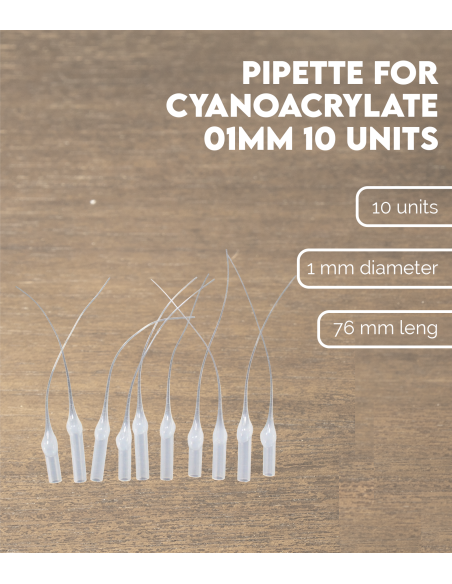 Pipette Applicateur pour Cyanoacrylate 0,75mm (10 unités)