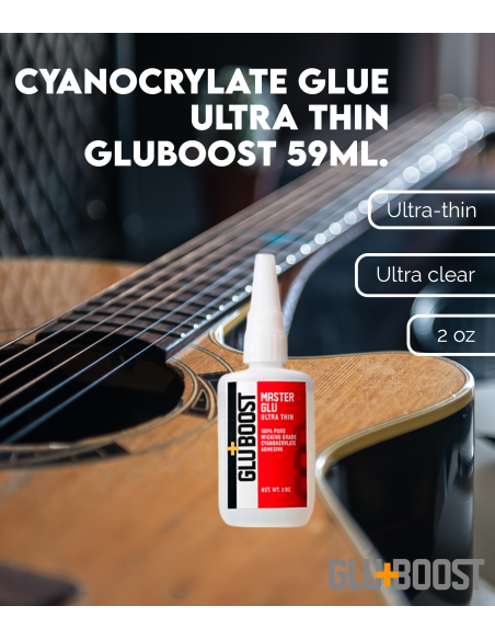 Cyanocrylate Glue Ultra Thin GluBoost 59ml. | Maderas Barber