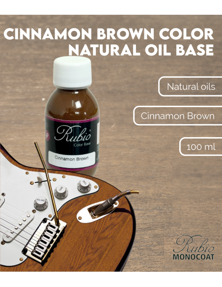 Base Huile Naturelle Couleur Marron Cannelle