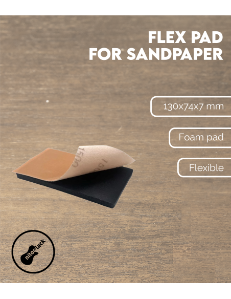 Flex Pad for Sandpaper | Maderas Barber