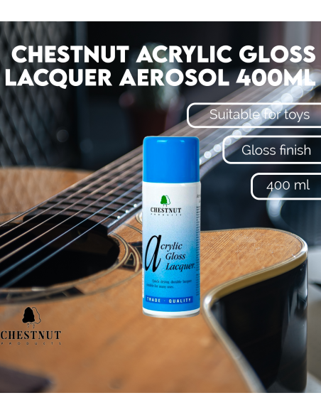 Laque acrylique en spray Chestnut (400 ml)