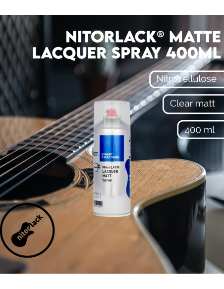 NITORLACK® Matte Lacquer Spray (400ml) | Maderas Barber