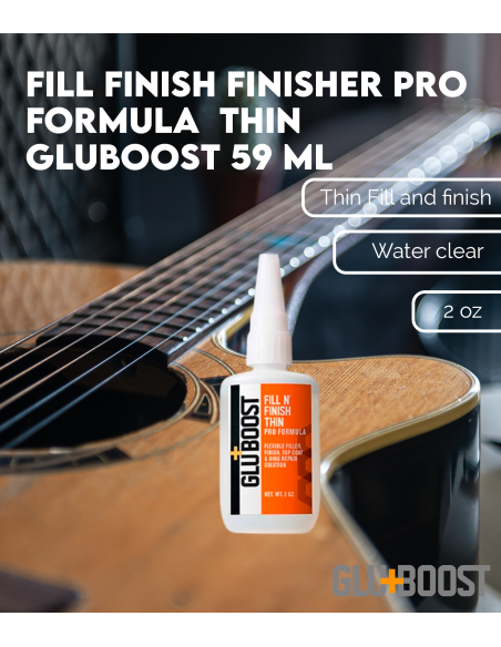 Fill Finish Finisher Pro Formula Thin GluBoost 59 ml | Maderas Barber