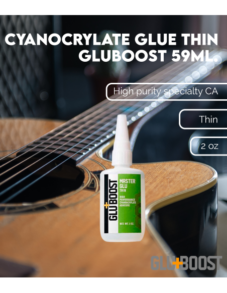 Cyanocrylate Glue Thin GluBoost 59ml. | Maderas Barber