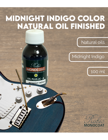 Midnight Indigo Color Natural Oil Finished