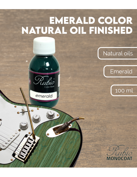 Emerald Color Natural Oil Finished