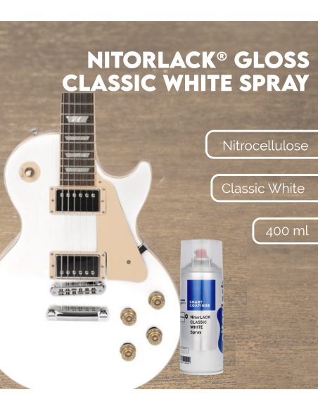 Spray Blanc Classique Brillant NITORLACK® (Classic White 400 ml)