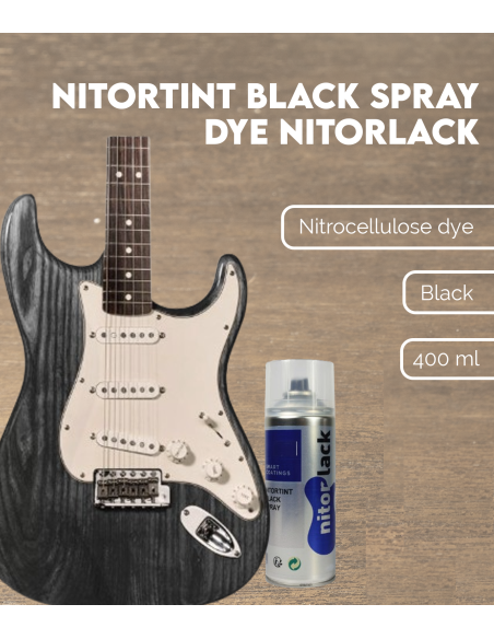 NitorTint Black Spray Dye NITORLACK | Maderas Barber