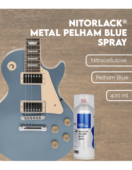 NITORLACK® Metal Pelham Blue Spray (400ml) | Maderas Barber