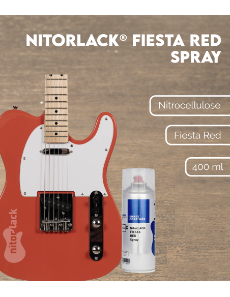 Spray Rouge Fiesta NITORLACK® (Fiesta Red 400 ml)
