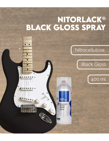 NITORLACK® Black Gloss Spray (400ml) | Maderas Barber