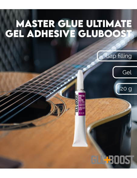 Master Glue Ultimate Gel Adhesive GluBoost 20 gr. | Maderas Barber