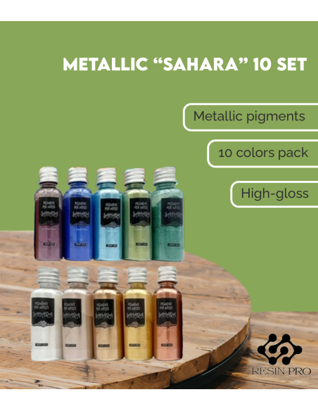 Kit de 10 Pigments Métalliques « Sahara »
