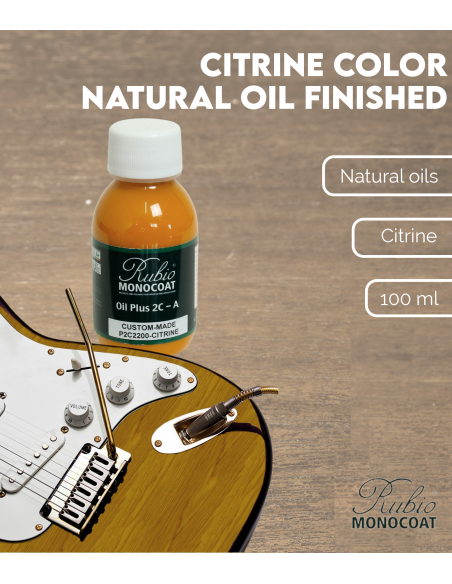 Finition Huile Naturelle Couleur Citrine