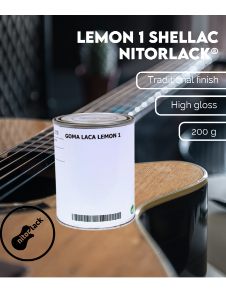 Lemon 1 Shellac NITORLACK® (200g) | Maderas Barber