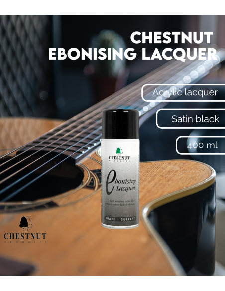 Chestnut Ebonising Lacquer (400ml) | Maderas Barber