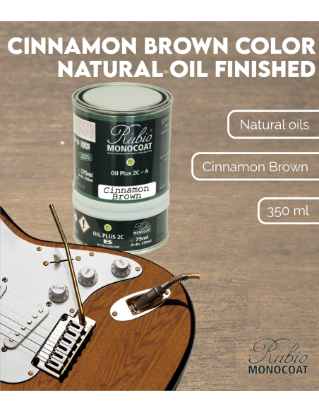 Finition Huile Naturelle Couleur Marron Cannelle